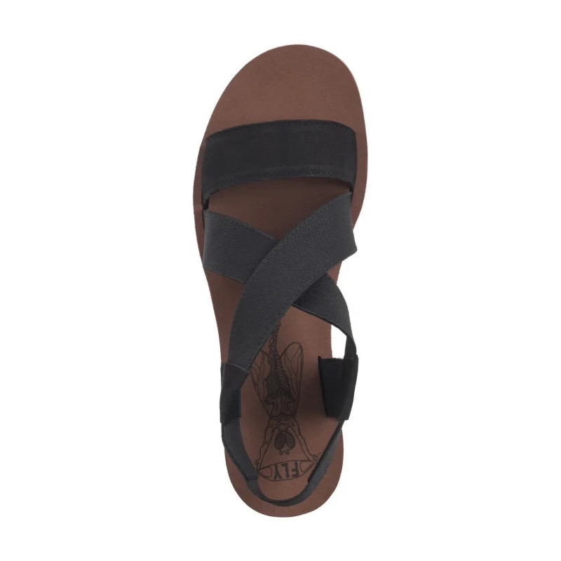 FLY London Yabi Blk/Blk Brick P144922013 (FL383-d) kurpes