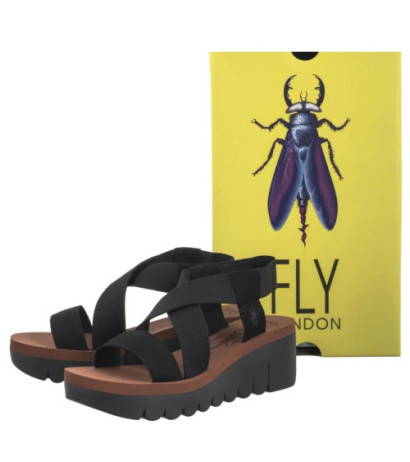 FLY London Yabi Blk/Blk Brick P144922013 (FL383-d) batai