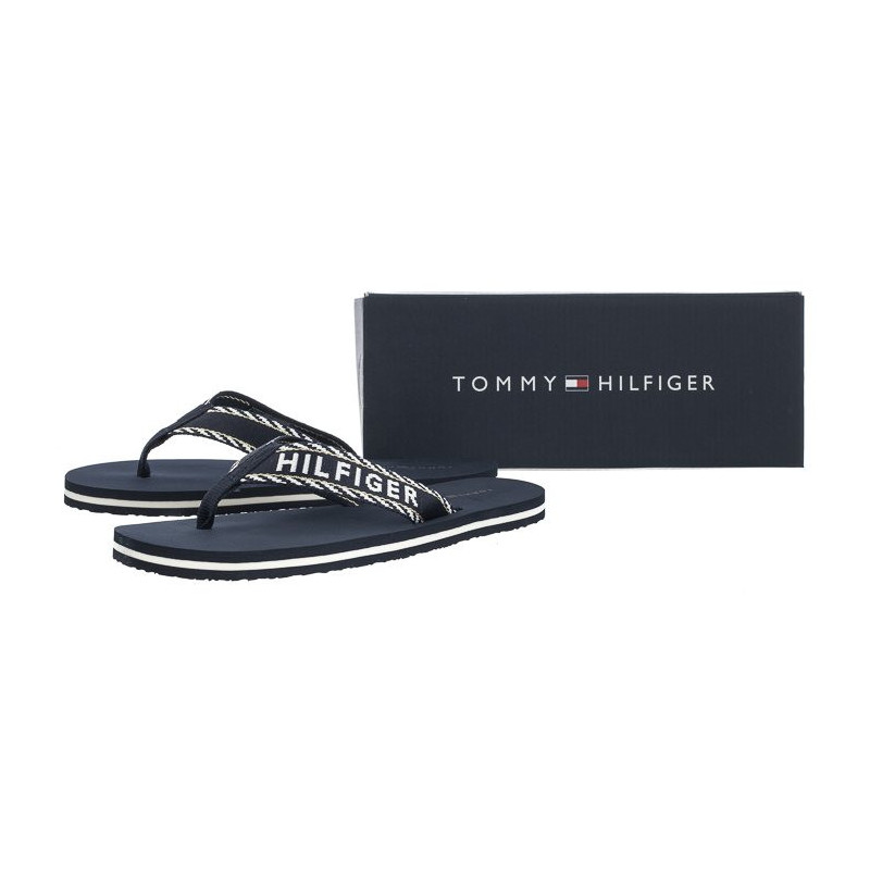 Tommy Hilfiger Tommy Webbing Sandal Space Blue FW0FW07143 DW6 (TH784-a) apavi