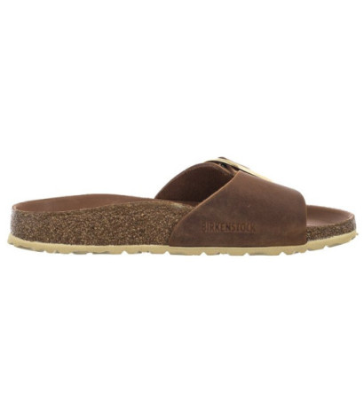 Birkenstock Madrid Big Buckle Cognac 1006525 (BK205-a) Sieviešu apavi/Flip Flops