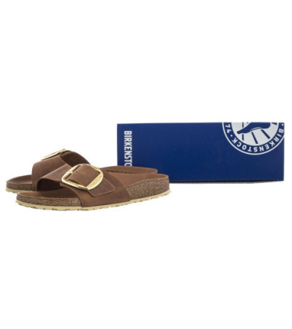 Birkenstock Madrid Big Buckle Cognac 1006525 (BK205-a) Sieviešu apavi/Flip Flops