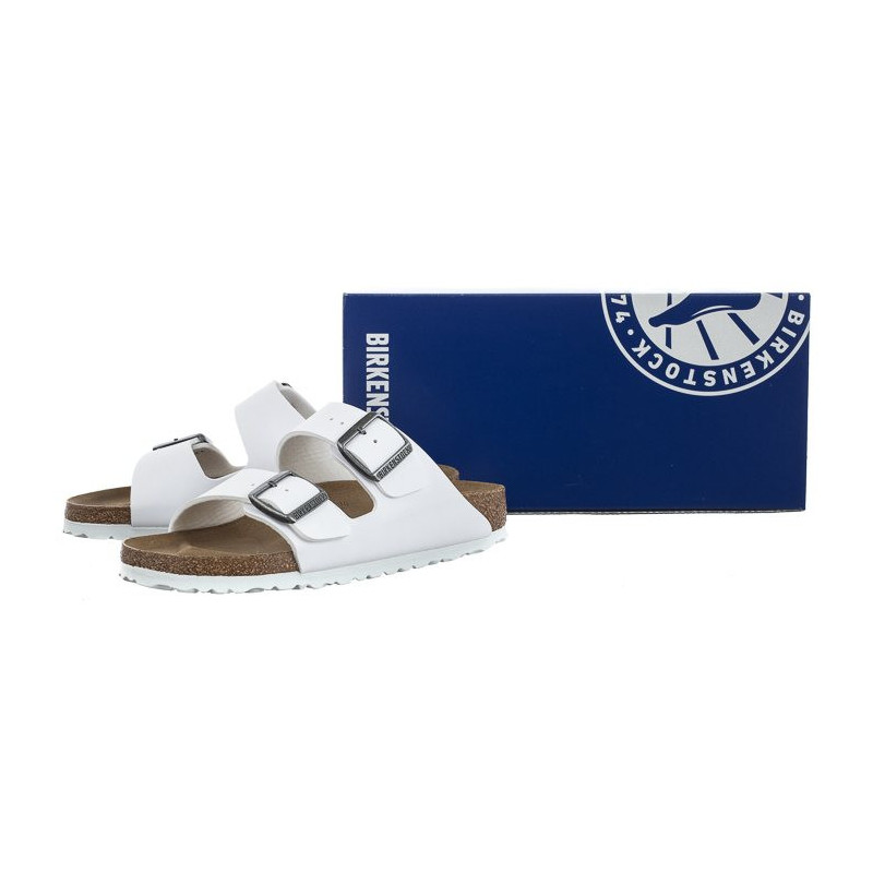 Birkenstock Arizona Bs White 0552683 (BK206-a) Women's Shoes/Flip Flops