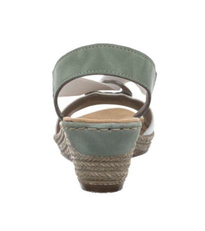 Rieker Białe 624H6-80 White Combination (RI118-a) shoes