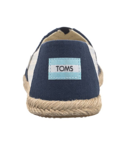 Toms Alpargata Rope Navy Recycled Cotton University Stripes 10019683 (TS31-b) kurpes