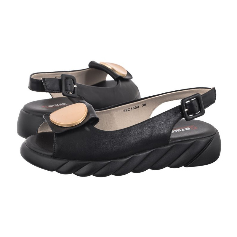 Artiker Czarne 52C1630 (AR82-b) sandales