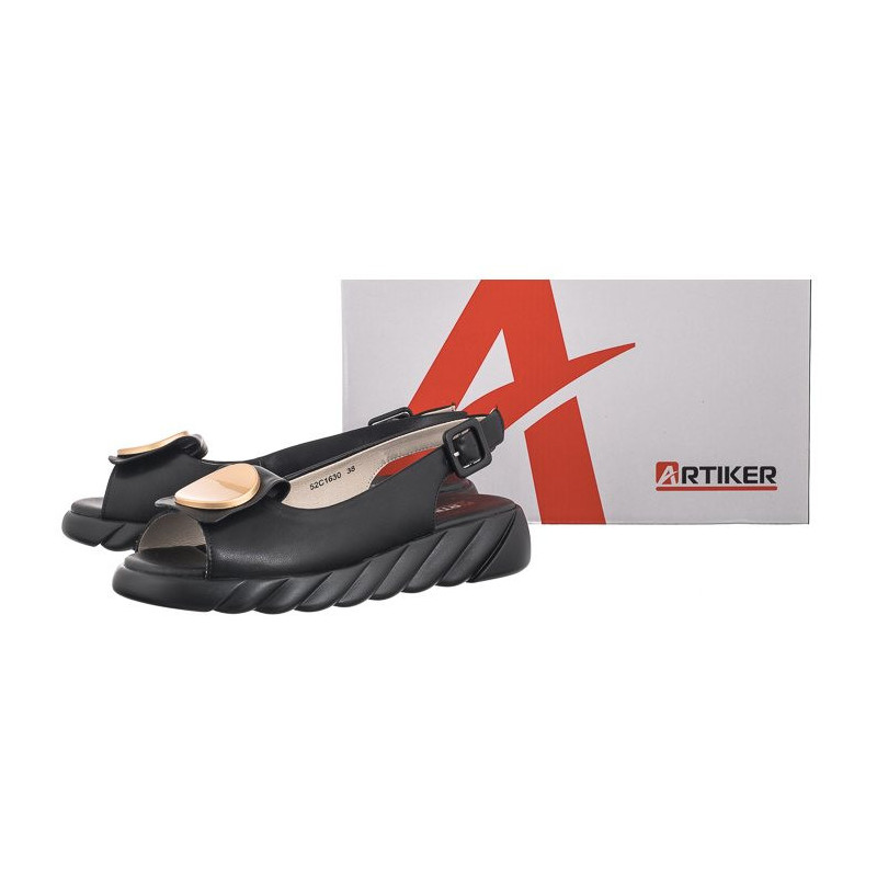 Artiker Czarne 52C1630 (AR82-b) sandales