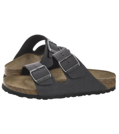 Birkenstock Arizona Bs Velvet Gray 1029162 (BK206-b) Women's Shoes/Flip Flops