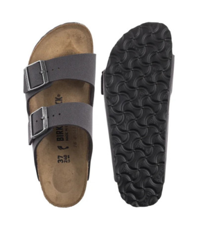 Birkenstock Arizona Bs Velvet Gray 1029162 (BK206-b) Sieviešu apavi/Flip Flops