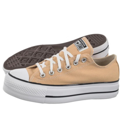 Converse CTAS Lift Ox Egret/Navy/Burnt Honey A03829C (CO606-e) shoes