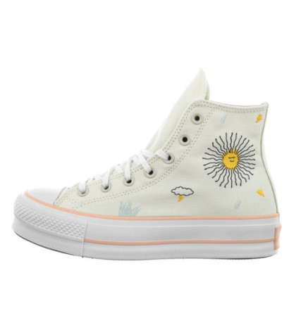 Converse CTAS Lift Hi Egret/Cheeky Coral/White A03516C (CO608-a) bateliai