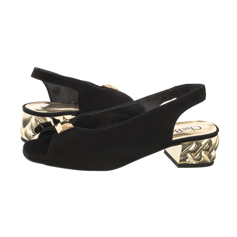 CheBello Czarne 4074-037-000-PSK-S276 (CH129-a) bateliai