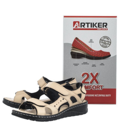 Artiker Beżowe 52C0294 (AR85-a) sandales