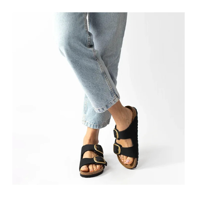 Birkenstock Arizona Big Buckle Black 1023290 (BK211-a) Sieviešu apavi/Flip Flops