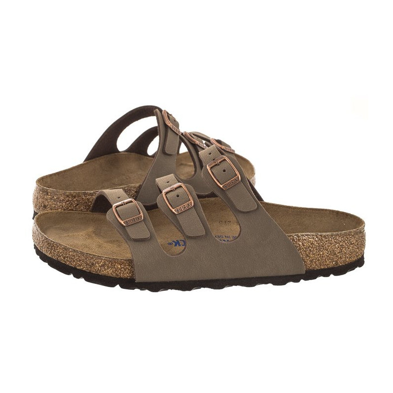 Birkenstock Florida Bs Mocca 0053881 (BK228-a) Moteriški batai/šlepetės