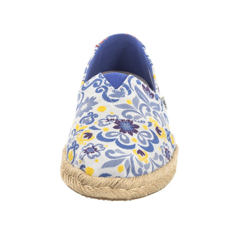 Toms Alpargata Rope Blue Multi Mediterranean Tiles Jacquard 10019819 (TS40-a) kurpes