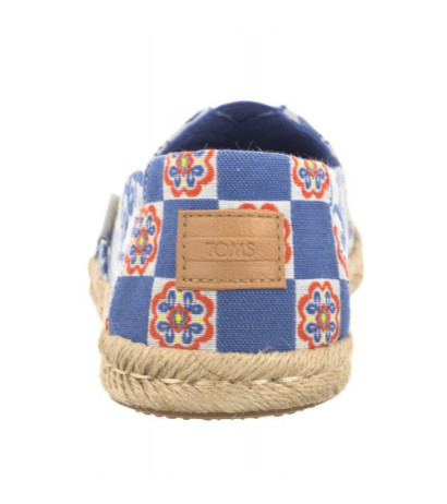 Toms Alpargata Rope Blue Multi Mediterranean Tiles Jacquard 10019819 (TS40-a) kurpes