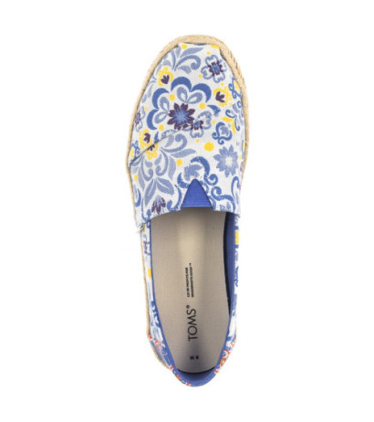 Toms Alpargata Rope Blue Multi Mediterranean Tiles Jacquard 10019819 (TS40-a) kurpes