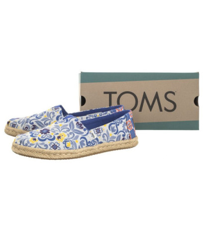 Toms Alpargata Rope Blue Multi Mediterranean Tiles Jacquard 10019819 (TS40-a) kurpes