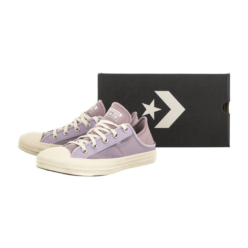 Converse CTAS Crush Heel Ox Vapor Violet/Lucid Lilac/Egret A03503C (CO613-b) bateliai
