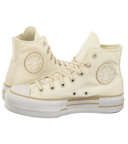 Converse CTAS Lift Hi Oat Milk/Egret/White A05009C (CO617-a) bateliai