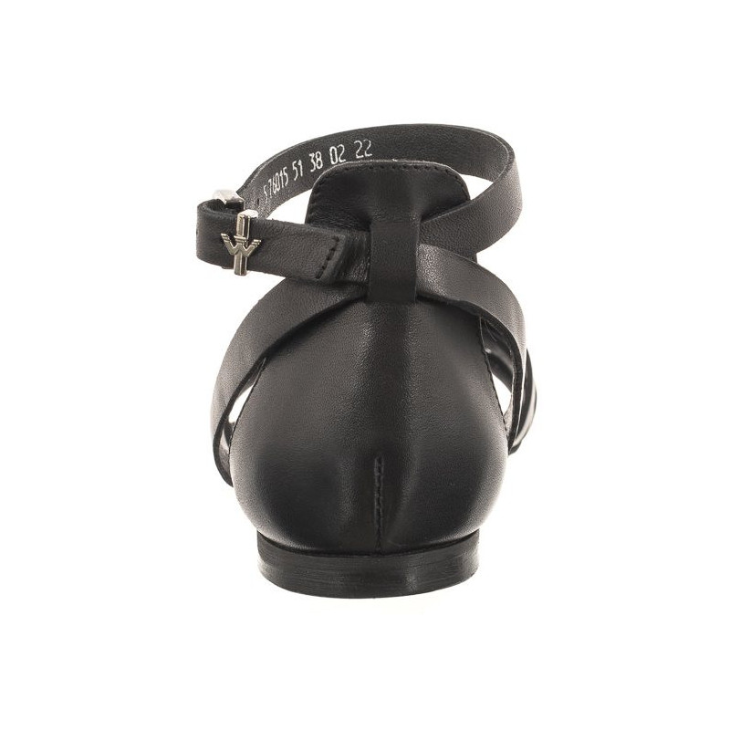 Wojas Czarne 76015-51 (WO154-a) sandales