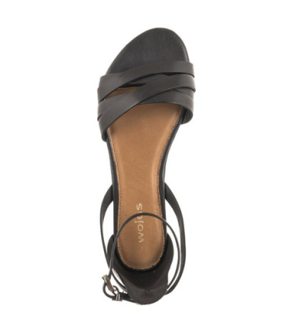 Wojas Czarne 76015-51 (WO154-a) sandalai