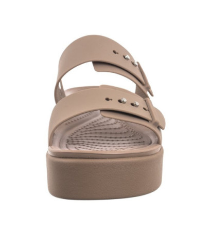 Crocs Brooklyn Buckle Low Wedge Bone 207431-2Q9 (CR293-c) Sieviešu apavi/Flip Flops