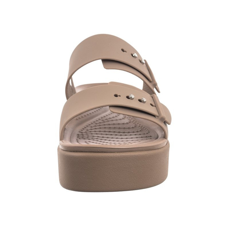 Crocs Brooklyn Buckle Low Wedge Bone 207431-2Q9 (CR293-c) Sieviešu apavi/Flip Flops