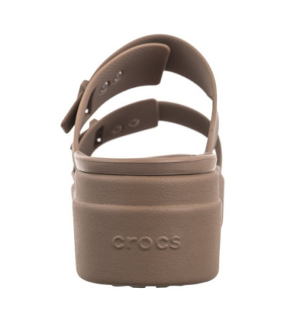 Crocs Brooklyn Buckle Low Wedge Bone 207431-2Q9 (CR293-c) Sieviešu apavi/Flip Flops