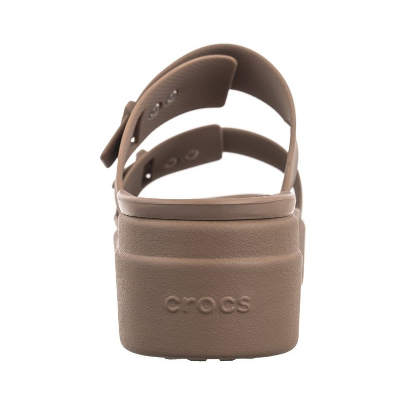 Crocs Brooklyn Buckle Low Wedge Bone 207431-2Q9 (CR293-c) Sieviešu apavi/Flip Flops