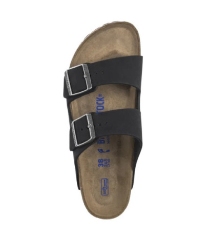 Birkenstock Arizona Bs Soft Footbed Black 1019035 (BK217-d) Moteriški batai/šlepetės