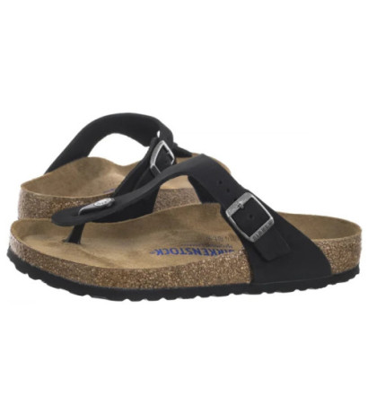 Birkenstock Gizeh BS Soft Footbed Black 1019023 (BK216-b) apavi