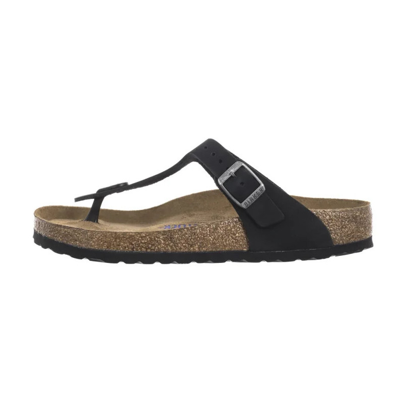 Birkenstock Gizeh BS Soft Footbed Black 1019023 (BK216-b) šlepetės