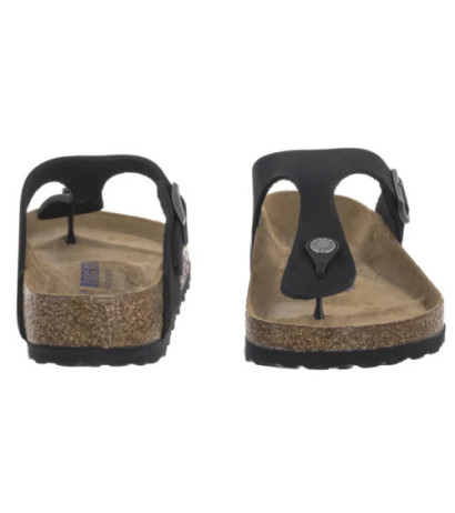 Birkenstock Gizeh BS Soft Footbed Black 1019023 (BK216-b) apavi