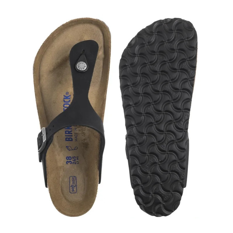 Birkenstock Gizeh BS Soft Footbed Black 1019023 (BK216-b) flip flops