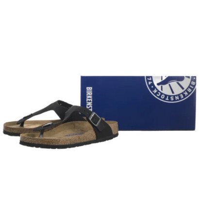 Birkenstock Gizeh BS Soft Footbed Black 1019023 (BK216-b) šlepetės
