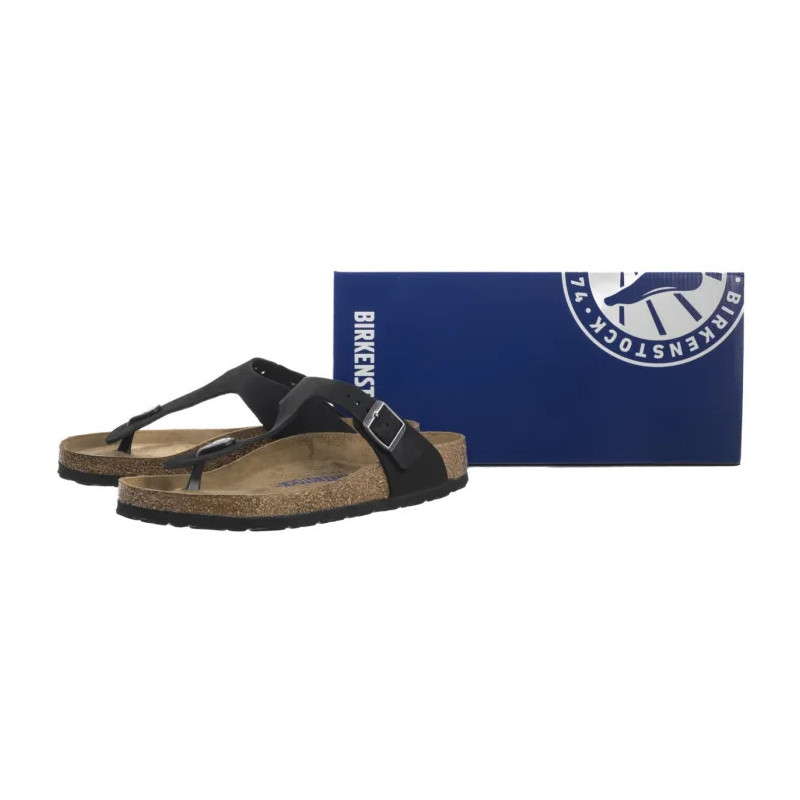 Birkenstock Gizeh BS Soft Footbed Black 1019023 (BK216-b) šlepetės