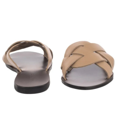 Wojas Beżowe 74025-54 (WO152-b) Sieviešu apavi/Flip Flops