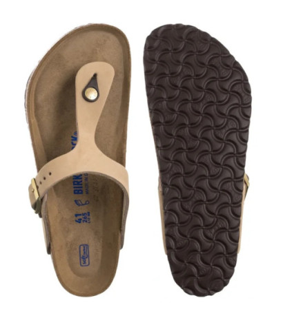 Birkenstock Gizeh BS Soft Footbed Sandcastle 1018999 (BK216-c) apavi
