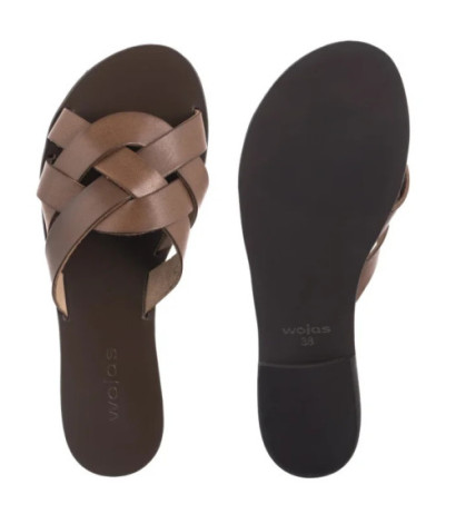 Wojas Brązowe 74025-53 (WO152-c) Women's Shoes/Flip Flops