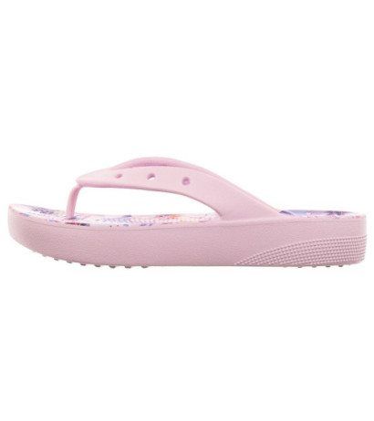 Crocs Classic Platform Cherry Blossom Flip Ballerina Pink/Flor 208834-6W8 (CR297-a) šlepetės