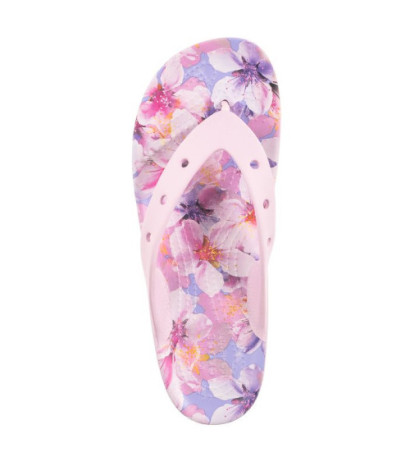 Crocs Classic Platform Cherry Blossom Flip Ballerina Pink/Flor 208834-6W8 (CR297-a) šlepetės