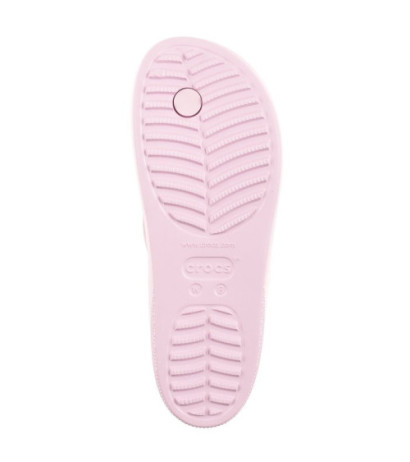 Crocs Classic Platform Cherry Blossom Flip Ballerina Pink/Flor 208834-6W8 (CR297-a) šlepetės