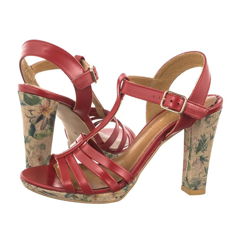 Maciejka Czerwone 06082-08/00-1 (MA1104-b) kurpes