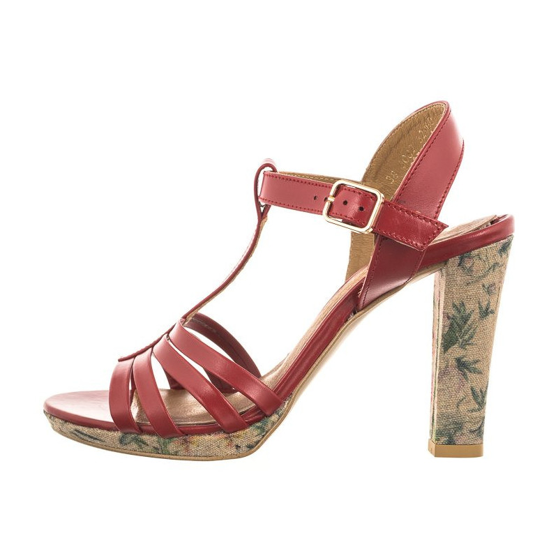 Maciejka Czerwone 06082-08/00-1 (MA1104-b) kurpes