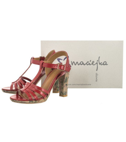 Maciejka Czerwone 06082-08/00-1 (MA1104-b) kurpes