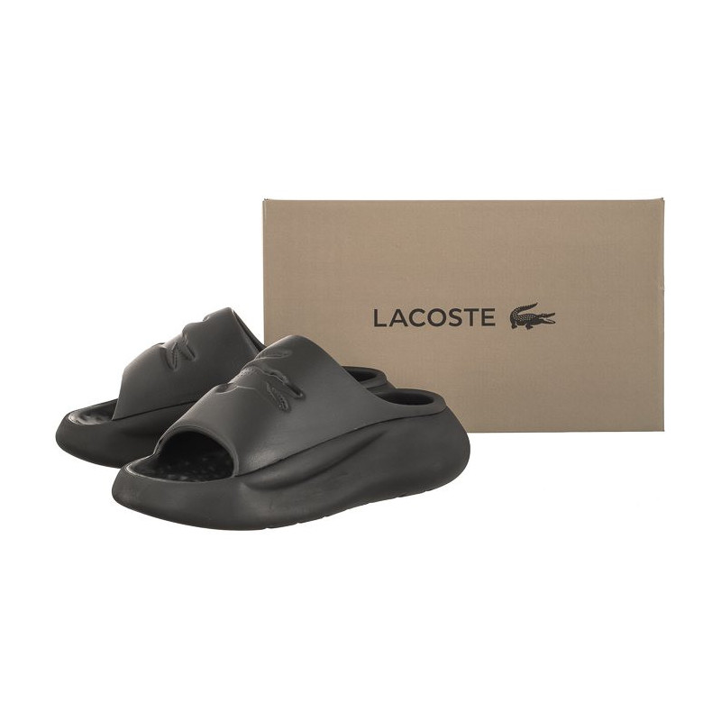 Lacoste Serve Slide 3.0 123 1 Cfa Blk/Blk Synthetic 745CFA000402H (LC429-a) Sieviešu apavi/Flip Flops