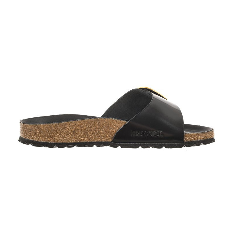 Birkenstock Madrid Big Buckle High-Shine Black 1022650 (BK238-a) Naiste kingad/klappide klapid