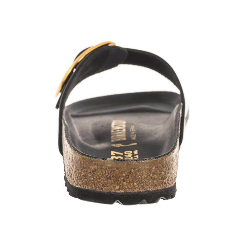 Birkenstock Madrid Big Buckle High-Shine Black 1022650 (BK238-a) Naiste kingad/klappide klapid