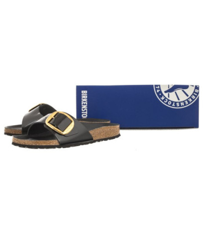 Birkenstock Madrid Big Buckle High-Shine Black 1022650 (BK238-a) Moteriški batai/šlepetės